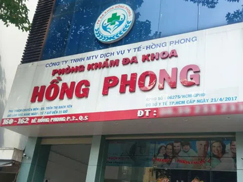 Công ty TNHH MTV dịch vụ y tế Hồng Phong bị xử phạt do nhiều vi phạm trong lĩnh vực y tế