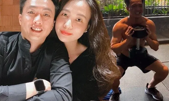 Đàm Thu Trang khéo khoe chồng: Cường Đô-La tập tạ đô con, CĐM khen ngợi không ngớt
