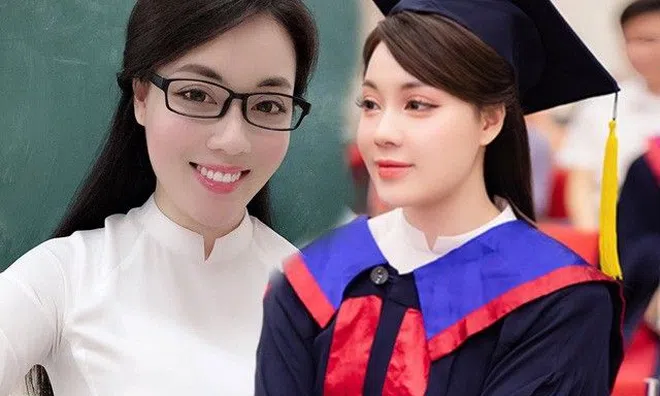 Nhan sắc khác lạ của Âu Hà My ngày nhận bằng thạc sĩ, má baby, môi dày dặn như thể thẩm mỹ