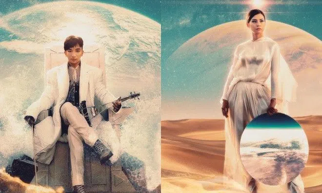 "Hoàng tử violin" Hoàng Rob phiêu du trong vũ trụ tình yêu mộng ảo cùng Bùi Lan Hương