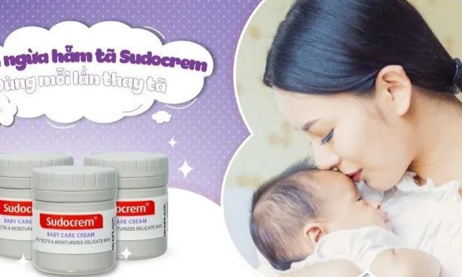 Kem Sudocrem: Ngừa hăm tã, bảo vệ làn da bé luôn mềm mại