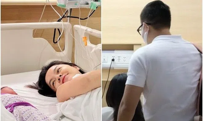 Phạm Quỳnh Anh khoe con gái mới sinh xinh xắn, thừa nhận bé có điểm giống y đúc bố