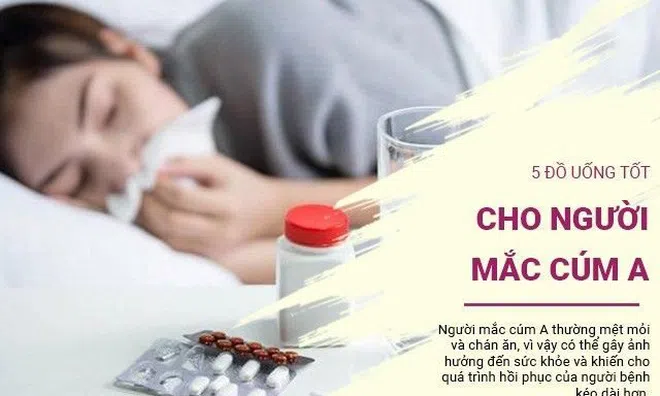 5 loại đồ uống tốt cho sức khỏe người mắc cúm A