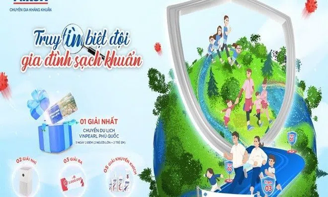 Cùng nhau truy tìm “Biệt đội gia đình sạch khuẩn” - Trúng ngay cơ hội vui chơi cực chất cùng gia đình