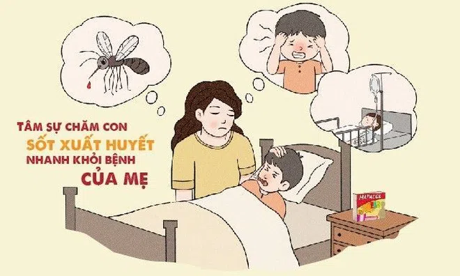 Tâm sự chăm con sốt xuất huyết nhanh khỏi bệnh của mẹ