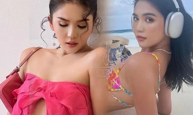 Mặc đồ quá mỏng, Ngọc Trinh làm người đối diện e ngại không dám nhìn thẳng