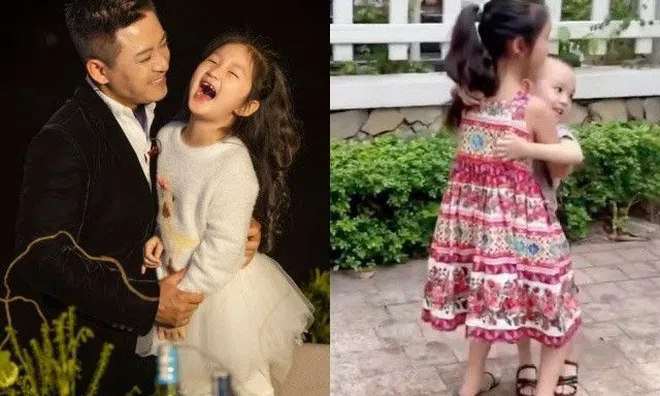 Con trai út giống Tuấn Hưng nhất nhà 3 tuổi đã cao nhòng, chị Son thương em muốn ẵm cũng khó khăn