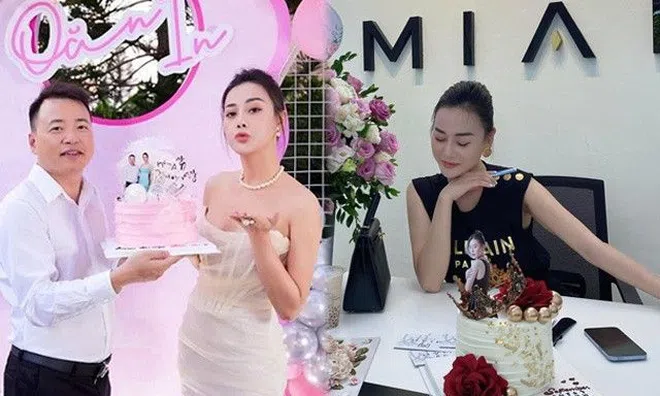Vắng bóng Shark Bình, Phương Oanh đến công sở đón sinh nhật, dát đồ hiệu nhìn mà choáng