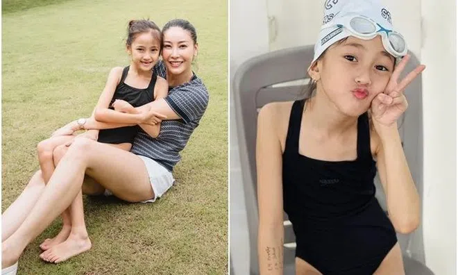 Con gái Hà Kiều Anh sáng dậy 6 giờ tập đội tuyển: 7 tuổi chân siêu mẫu, mặt Hoa hậu