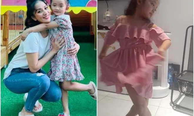 Khánh Thi nhớ con nhưng chỉ xem hình không dám gọi điện: Con gái "mợ chảnh" ra dáng nữ thần dancesport