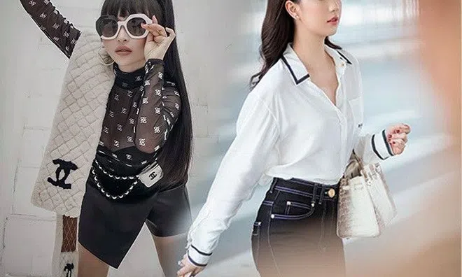 Khi 2 "yêu nữ hàng hiệu" đụng hàng: Vợ Minh Nhựa cũng một chín một mười với Ngọc Trinh