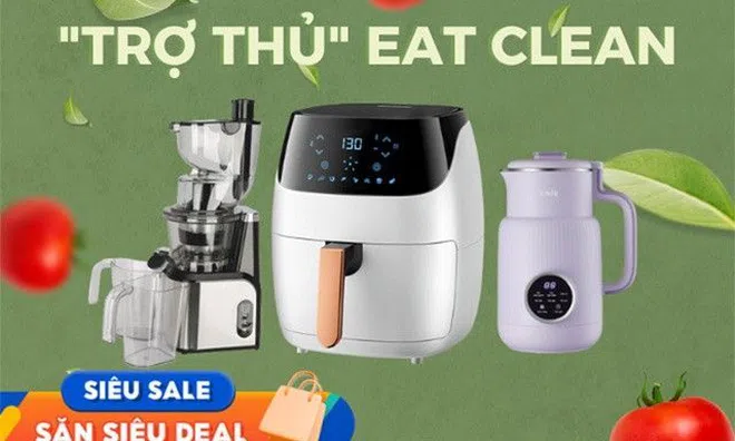 Loạt thiết bị bếp chính hãng giúp chị em eat clean không nhàm chán