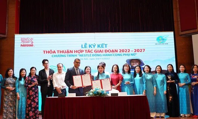 Nestlé hợp tác cùng Hội Liên hiệp PNVN: Chung tay nâng cao quyền năng phụ nữ