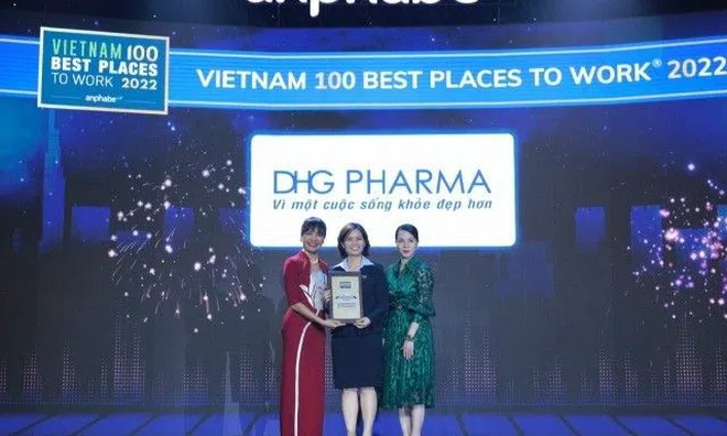 Dược Hậu Giang vào top 100 nơi làm việc tốt nhất Việt Nam
