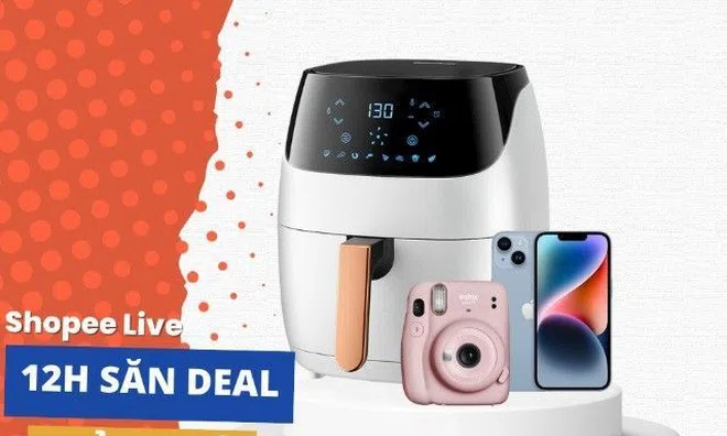Độc quyền tại Shopee Live duy nhất ngày 12/12, săn 12 deal giảm sâu 50% chỉ với một cú chạm