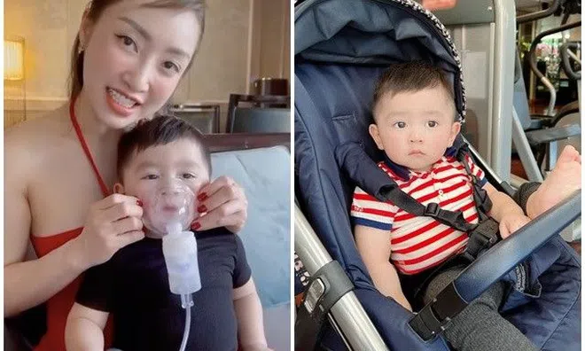 Sao Việt 24h: Sau trận ốm sọp hẳn đi, quý tử "ngậm thìa vàng" của Chi Bảo và vợ giàu vẫn đẹp trai mê mẩn