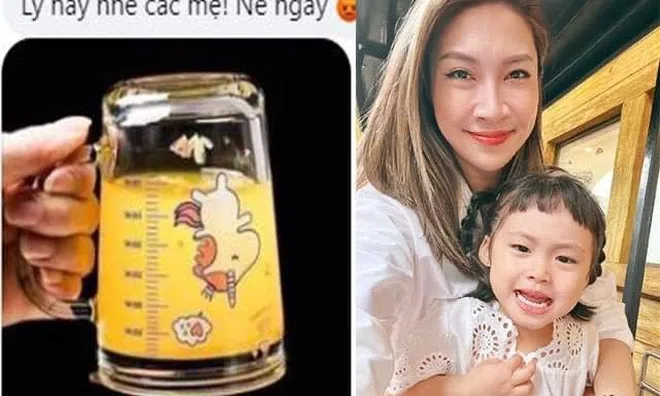 Pha Lê nhập viện khâu 4 mũi vì ly sữa mới mua cho con, rùng mình hậu quả nếu bé bị thương khi uống
