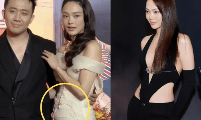Giữa nghi vấn mang thai con đầu lòng với đại gia Long An, Minh Hằng liên tục che chắn phần bụng nhô cao