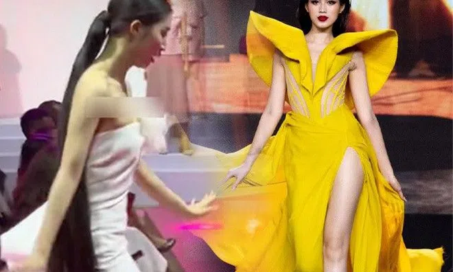 Sự cố catwalk: "Thần tiên tỷ tỷ" xứ Thanh suýt vồ ếch, Thuỳ Tiên ngã dúi dụi, đôi chân 1m11 của Đỗ Thị Hà cũng "bầm dập"