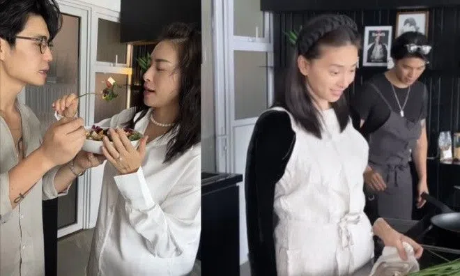 Ngô Thanh Vân để lộ bụng nhô cao khác thường, nghi vấn mang thai con đầu lòng ở tuổi U50