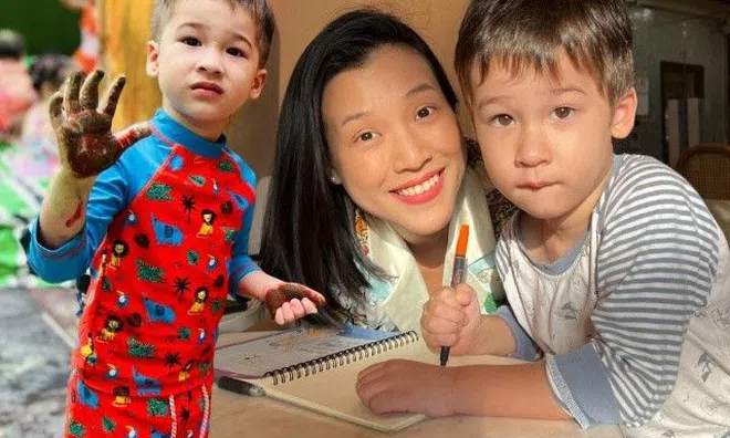 Mẹ đơn thân Hoàng Oanh đau đầu vì con trai lai Tây chống đối, bướng bỉnh từ chuyện đi học đến tắm rửa