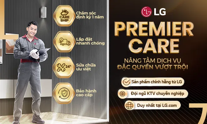LG nâng cấp trải nghiệm chăm sóc khách hàng với những đặc quyền vượt trội từ chương trình Premier Care