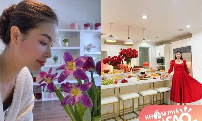 Sống an nhàn trong bạch dinh, Hoa hậu Phạm Hương còn khoe "góc nhỏ" xinh đẹp làm bao người xuýt xoa