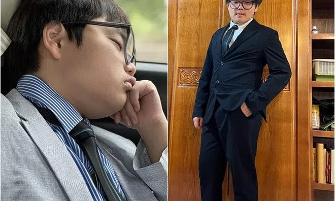 Bi Béo - con trai Xuân Bắc lên đồ với vest bảnh bao như thiếu gia, mẹ ruột cho biết "da mịn nhất Hưng Yên"