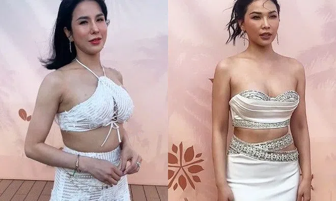 Diệp Lâm Anh - Quỳnh Thư đọ sắc tại sự kiện, mẹ 2 con bị nhận xét "lép vế" qua ảnh cam thường