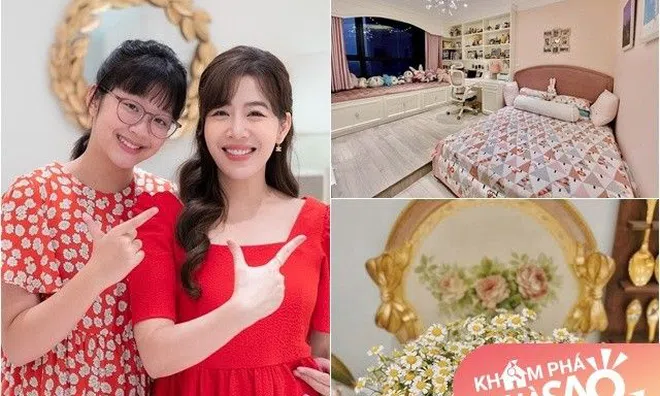 MC VTV Diệp Chi sống cùng con gái 12 tuổi trong căn nhà lãng mạn, phòng ái nữ có "tài sản quý"