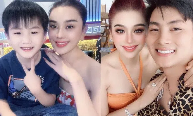 Lâm Khánh Chi gọi con trai là "anh em song sinh" của chồng cũ, không chung dòng màu nhưng giống hệt nhau