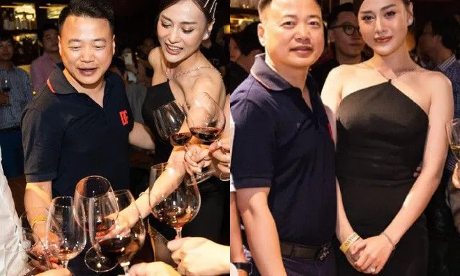 Phương Oanh dự tiệc hạng sang cùng Shark Bình, được khen ra dáng "phu nhân chủ tịch" tương lai