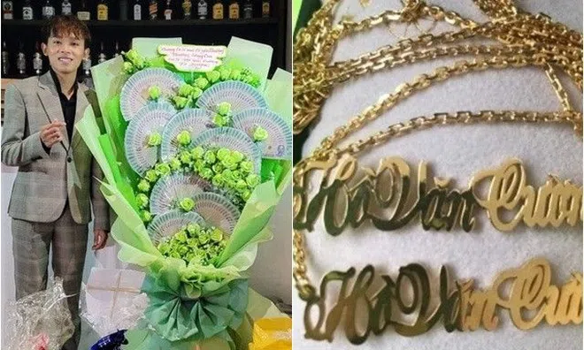 Bó hoa bằng tiền thật 120 triệu của Hồ Văn Cường chưa sốc bằng ca sĩ được đại gia tặng cả "đất vàng" đắt đỏ