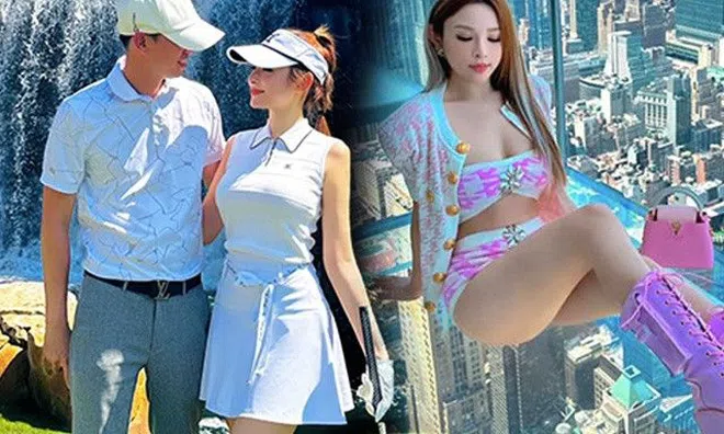 Nam tiến làm dâu nghìn tỷ, Huyền Baby ăn mặc mát mẻ tưng bừng, "bật" cả ông xã khi bị nhắc nhở