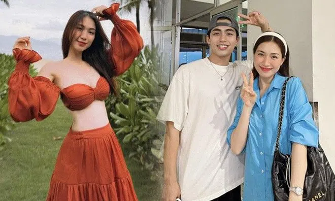 Hòa Minzy ăn diện đồng điệu bên "soái ca nhí", chị em đồng loạt xin địa chỉ sắm đồ