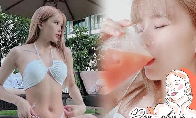 Học mỹ nhân Thanh Hoá, uống ly nước chưa đến 20 nghìn mỗi ngày, chị em có làn da trong như ngọc