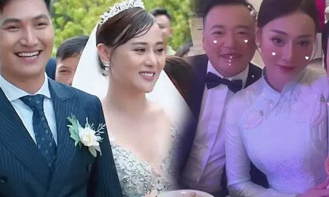Cô dâu Phương Oanh môi đỏ má hồng trong lễ vu quy, so với thời làm "vợ Mạnh Trường" khác một trời một vực