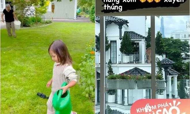 Hồ Ngọc Hà khoe nhà bố mẹ chồng ở nước ngoài có vườn rộng mênh mông, view "xuyên thủng" nhà hàng xóm