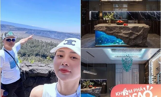 Phương Oanh khoe nhà mới đẳng cấp đang xây cùng Shark Bình: Lấy ý tưởng vũ trụ, nhìn bếp là choáng!