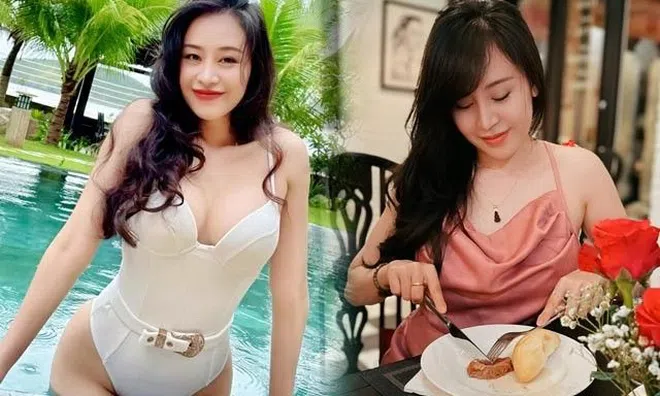 Tự nhận là gái ngoan, "bà Tưng" Huyền Anh khéo khoe đường cong bằng đồ một mảnh