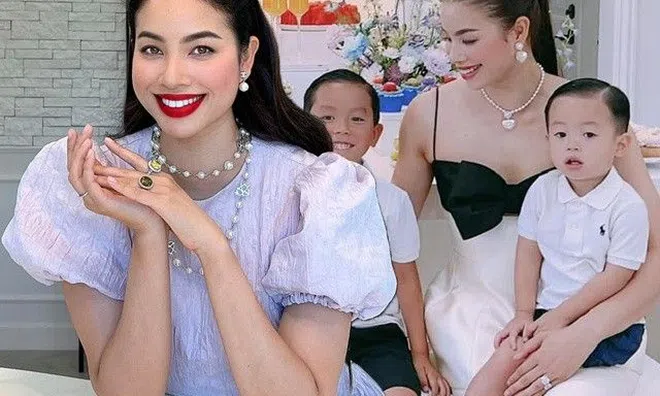 Phạm Hương lại được ông xã tặng trang sức kim cương, đeo nặng cổ, cả showbiz Việt hiếm ai có