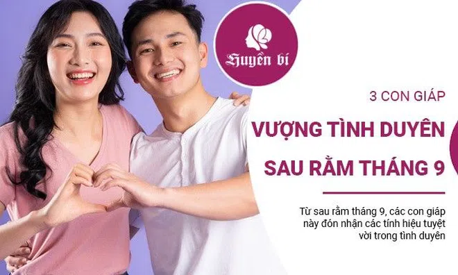 3 chòm sao đỏ vận tình duyên sau rằm tháng 9 Âm lịch