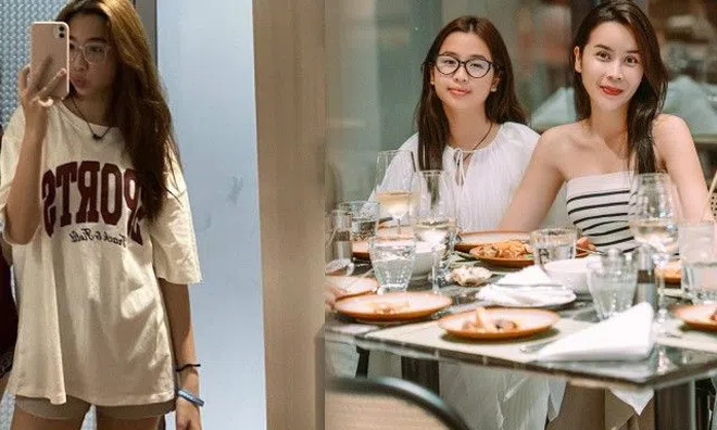 Con gái Lưu Hương Giang nhuộm tóc vàng cá tính ở tuổi 12, diện mạo giống hệt bố Hồ Hoài Anh
