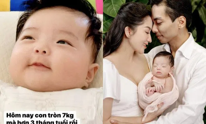 Bé Lisa nhà Khánh Thi nằm lồng ấp lúc chào đời, nay 3 tháng tuổi tròn 7kg, rõ nét xinh xắn