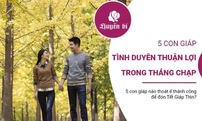 5 con giáp tình cảm thắm nồng, ngập trong bể tình trong tháng Chạp