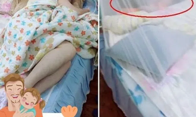 Giao con 2 tuổi cho chồng ru ngủ, mẹ bỉm tá hoả khi chỉ thấy chồng đang ngủ không thấy con đâu