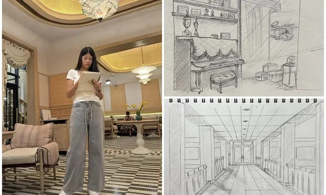Ái nữ cao gần 1m8 của Bình Minh 15 tuổi đã bộc lộ tài năng thiên bẩm, dự đoán là kiến trúc sư giỏi trong tương lai