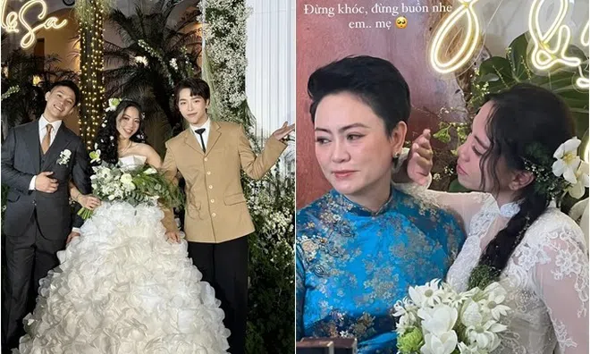 Cháu gái PGS Văn Như Cương vừa lấy chồng thiếu gia, nghẹn lòng dòng chữ trên chiếc khăn dành cho mẹ ruột "quyền lực"