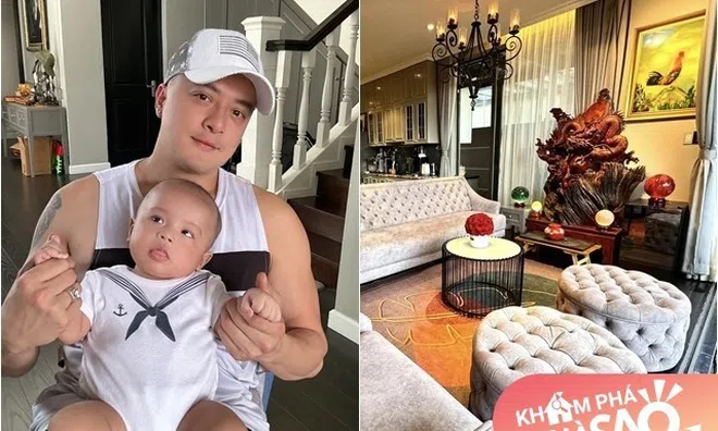 Cao Thái Sơn khoe phòng khách rộng đẹp trong biệt thự, trưng nhiều thứ đặc biệt trong nhà