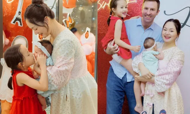 Con gái lai Tây nhà Lan Phương khoe cặp chân dài nhờ có bố cao 2m, 6 tuổi thông minh bất ngờ